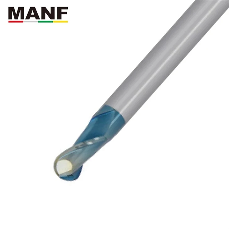 HRC55 2 Flute Long Copper Electrode End Mill