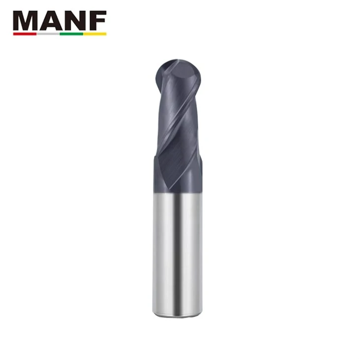 HRC60 2 Flute Ball Nose End Mill