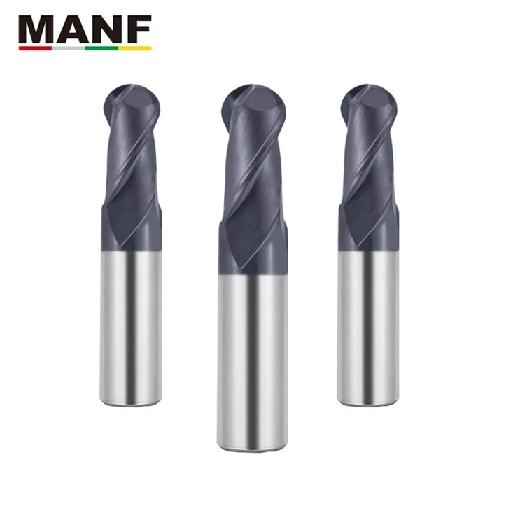 HRC60 2 Flute Ball Nose End Mill