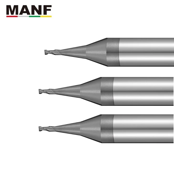 HRC50 2 Flute Small Diameter End Mill