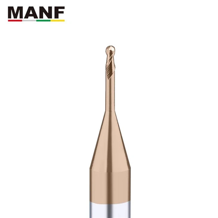 HRC55 Small Diameter Ball Nose End Mill